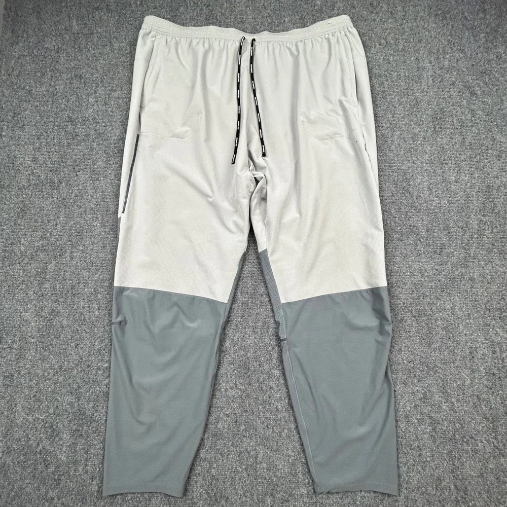 Nike Swift Hybrid Running Pants Mens 4XL Grey Dri-FIT‎ Reflective Jogger